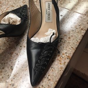 Jimmy Choo slingback 3 inch heels